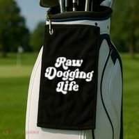 Raw Dogging Life Golf Towel thumb 2