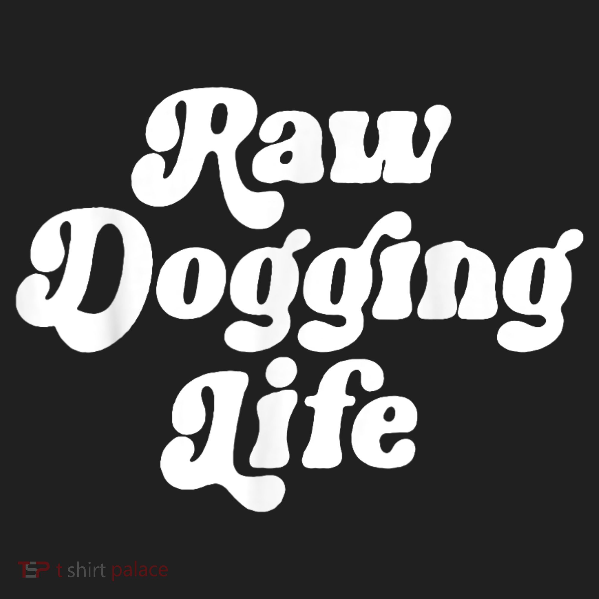 Raw Dogging Life Golf Towel
