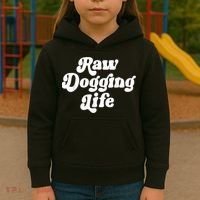 Raw Dogging Life Kids Hoodie thumb 3