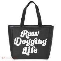 Raw Dogging Life Tote Bag thumb 0