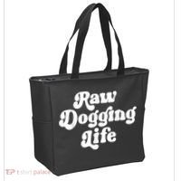 Raw Dogging Life Tote Bag thumb 2