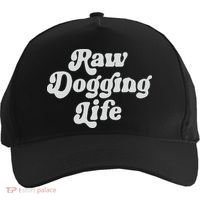 Raw Dogging Life Five-Panel Snapback Cap thumb 0