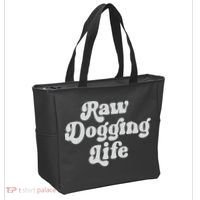 Raw Dogging Life Tote Bag thumb 2