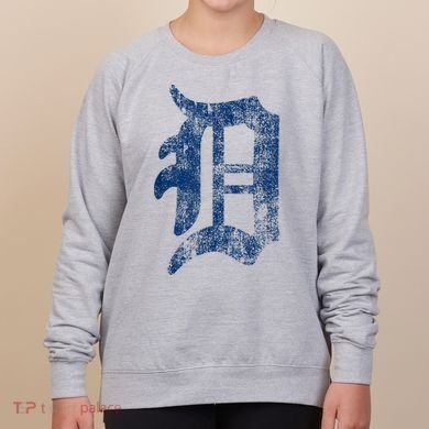 Retro Detroit Letter D Throwback Design Women's Sweatshirt