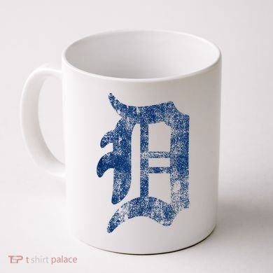 Retro Detroit Letter D Throwback Design Coffee Mug