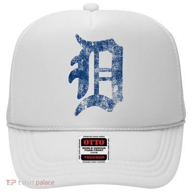 Retro Detroit Letter D Throwback Design Hat