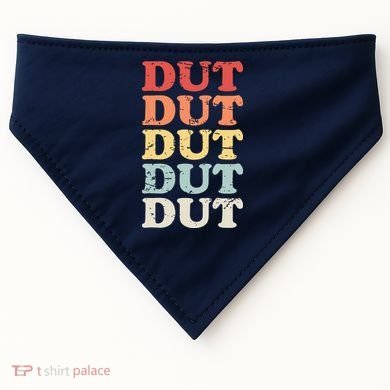 Retro DUT Marching Band Percussion USA-Made Doggie Bandana