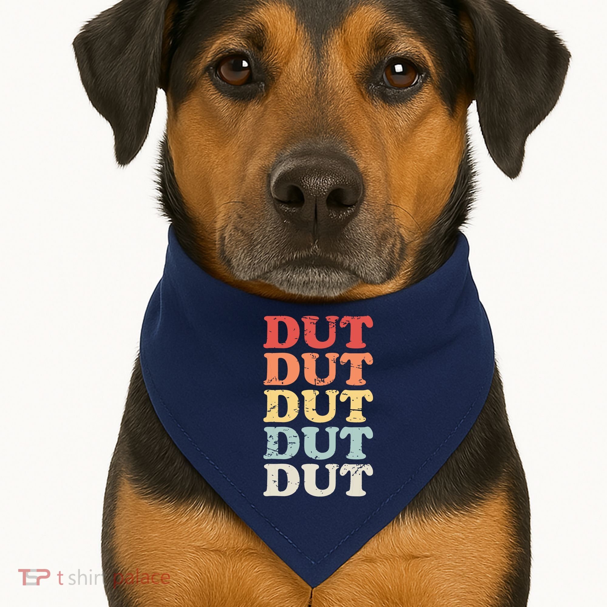 Retro DUT Marching Band Percussion USA-Made Doggie Bandana