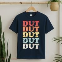 Retro DUT Marching Band Percussion T-Shirt thumb 2