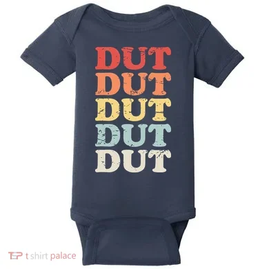 Retro DUT Marching Band Percussion Baby Bodysuit