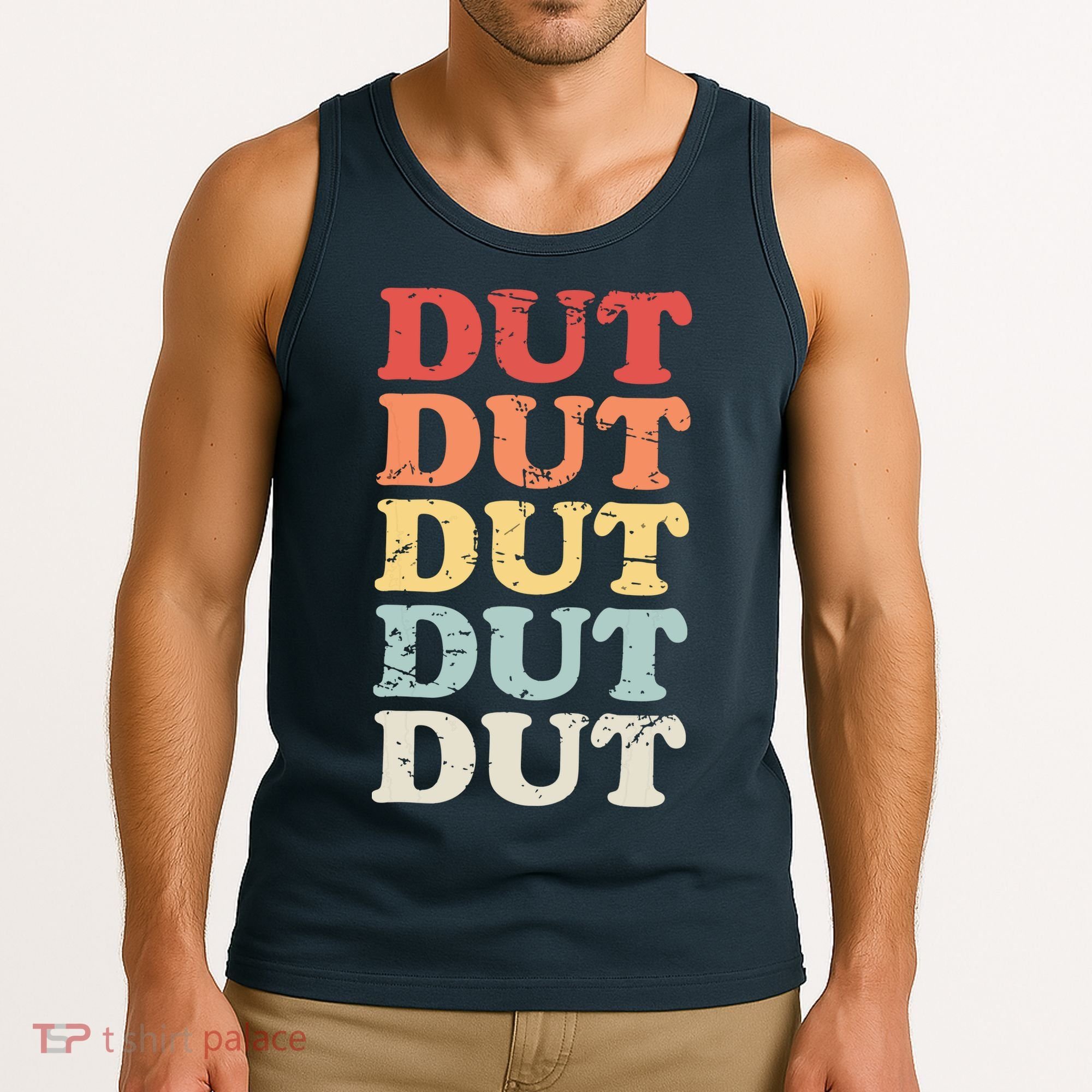 Retro DUT Marching Band Percussion Tank Top