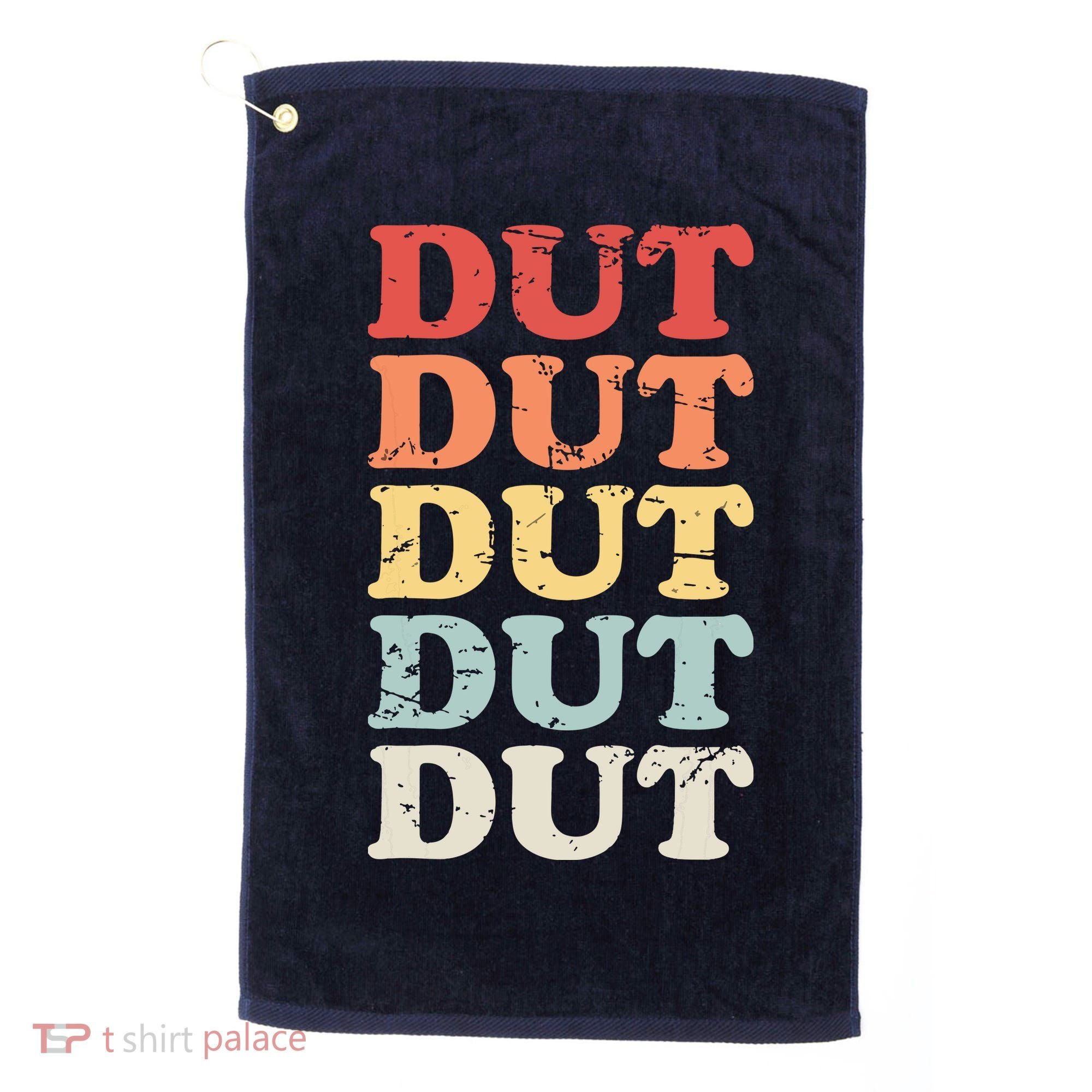 Retro DUT Marching Band Percussion Golf Towel