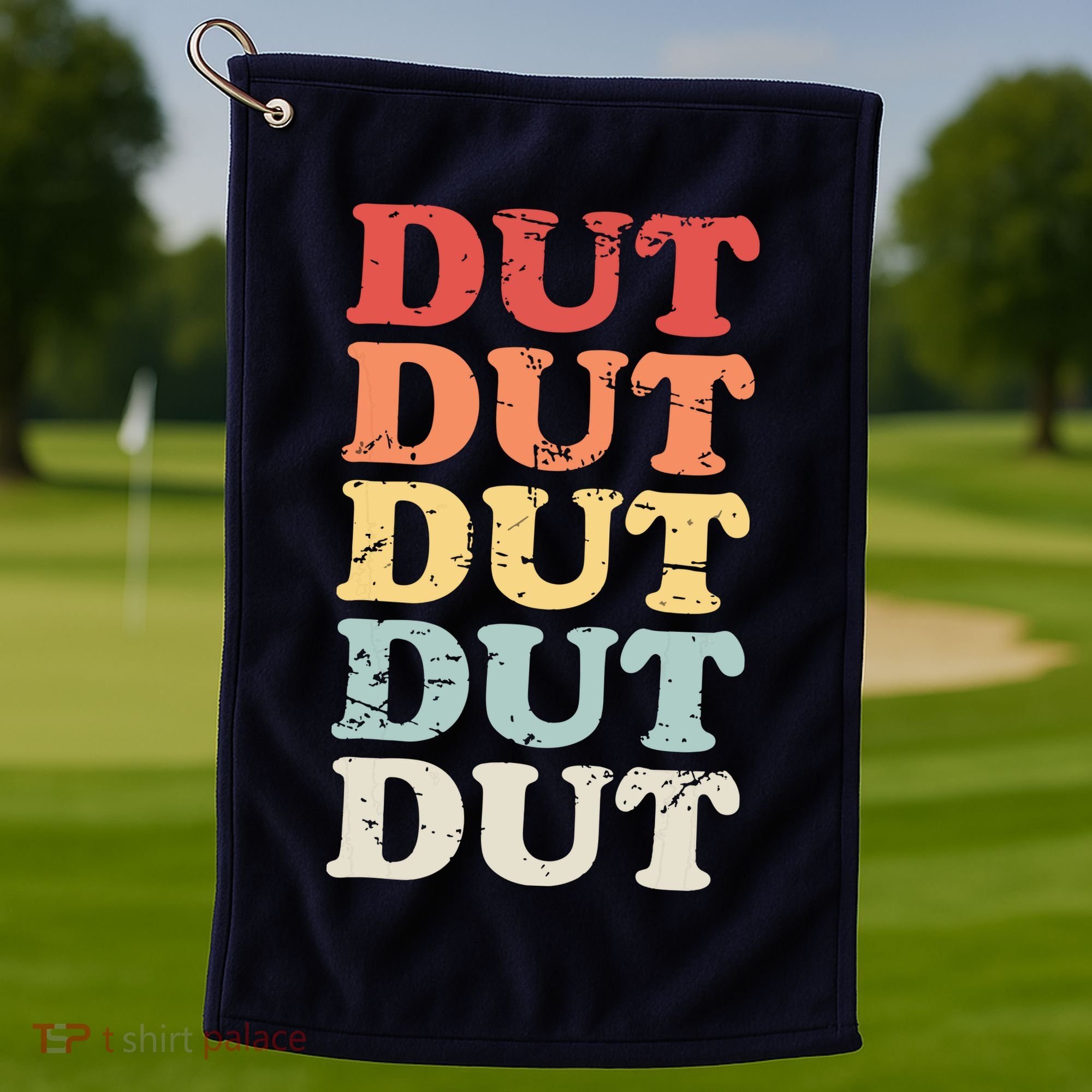 Retro DUT Marching Band Percussion Golf Towel