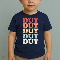 Retro DUT Marching Band Percussion Toddler T-Shirt thumb 2