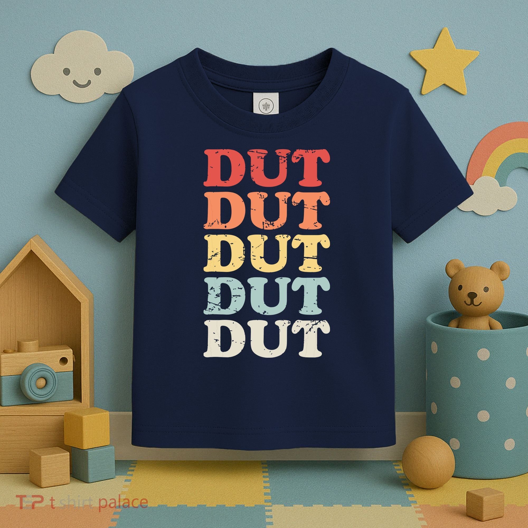 Retro DUT Marching Band Percussion Toddler T-Shirt