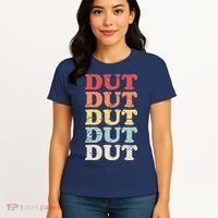 Retro DUT Marching Band Percussion Women's T-Shirt thumb 4