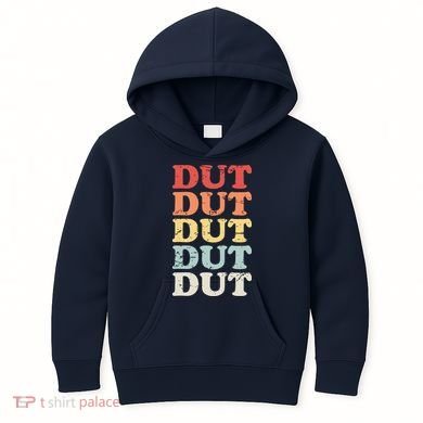 Retro DUT Marching Band Percussion Kids Hoodie