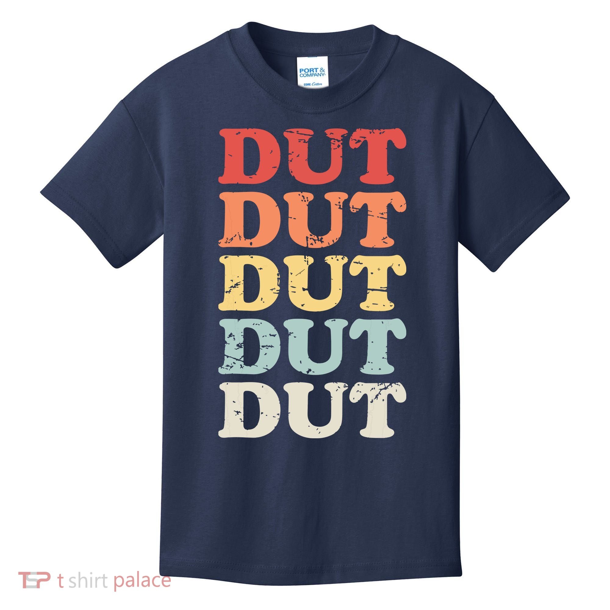 Retro DUT Marching Band Percussion Kids T-Shirt