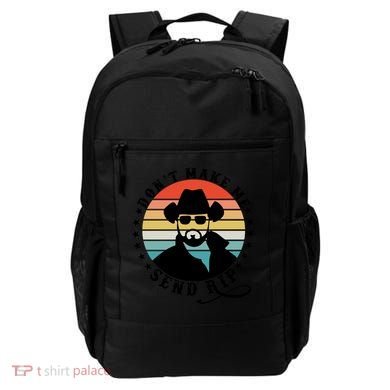 Retro Don't Make Me Send RIP Backpack
