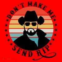 Retro Don't Make Me Send RIP Santa Hat thumb 1