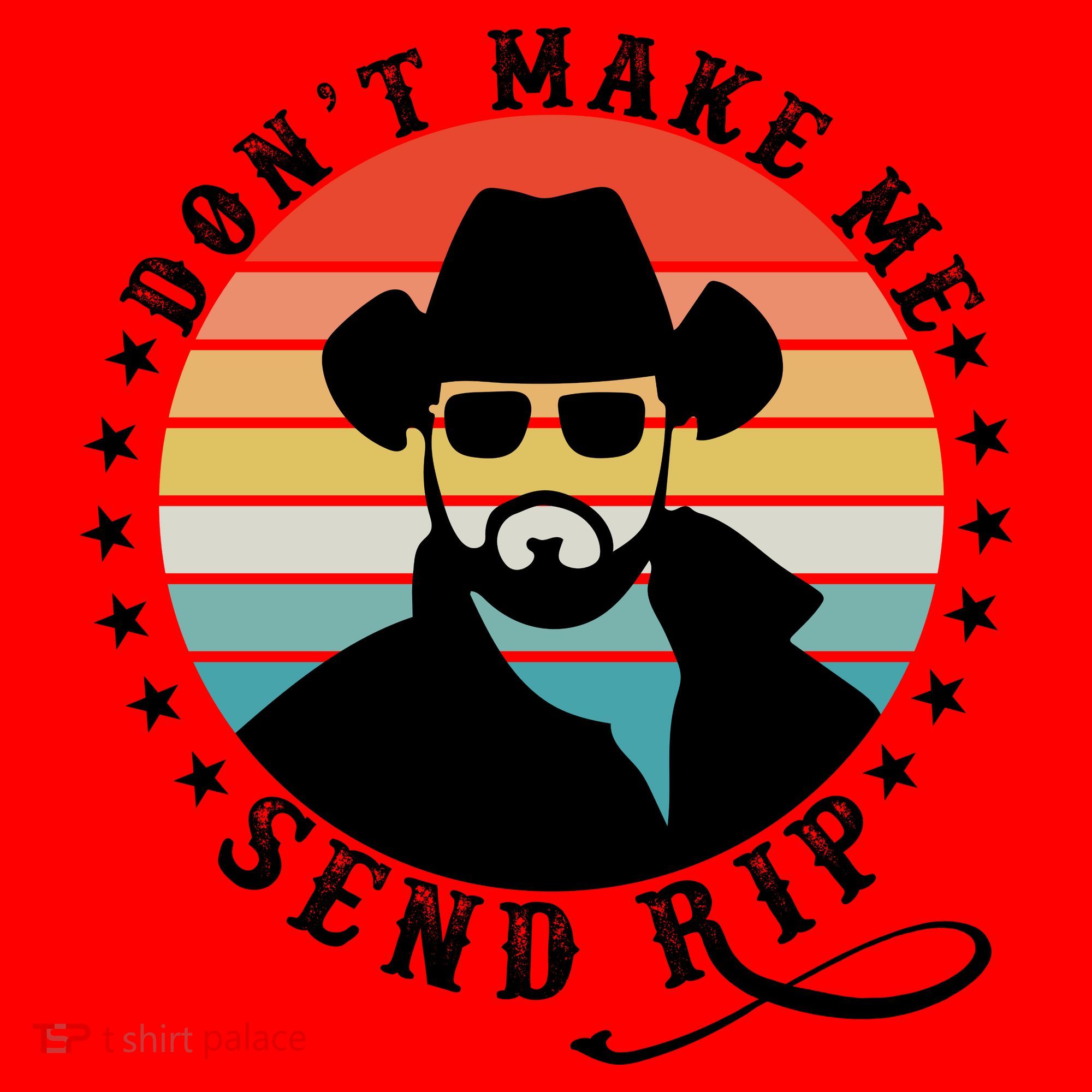 Retro Don't Make Me Send RIP Santa Hat