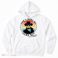 Retro Don't Make Me Send RIP Hoodie thumb 0