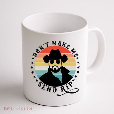 Retro Don't Make Me Send RIP Coffee Mug back