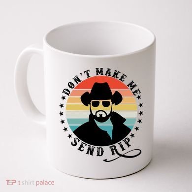 Retro Don't Make Me Send RIP Coffee Mug