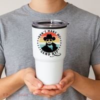 Retro Don't Make Me Send RIP Tumbler thumb 2