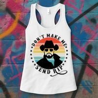 Retro Don't Make Me Send RIP Women's Tank Top thumb 3
