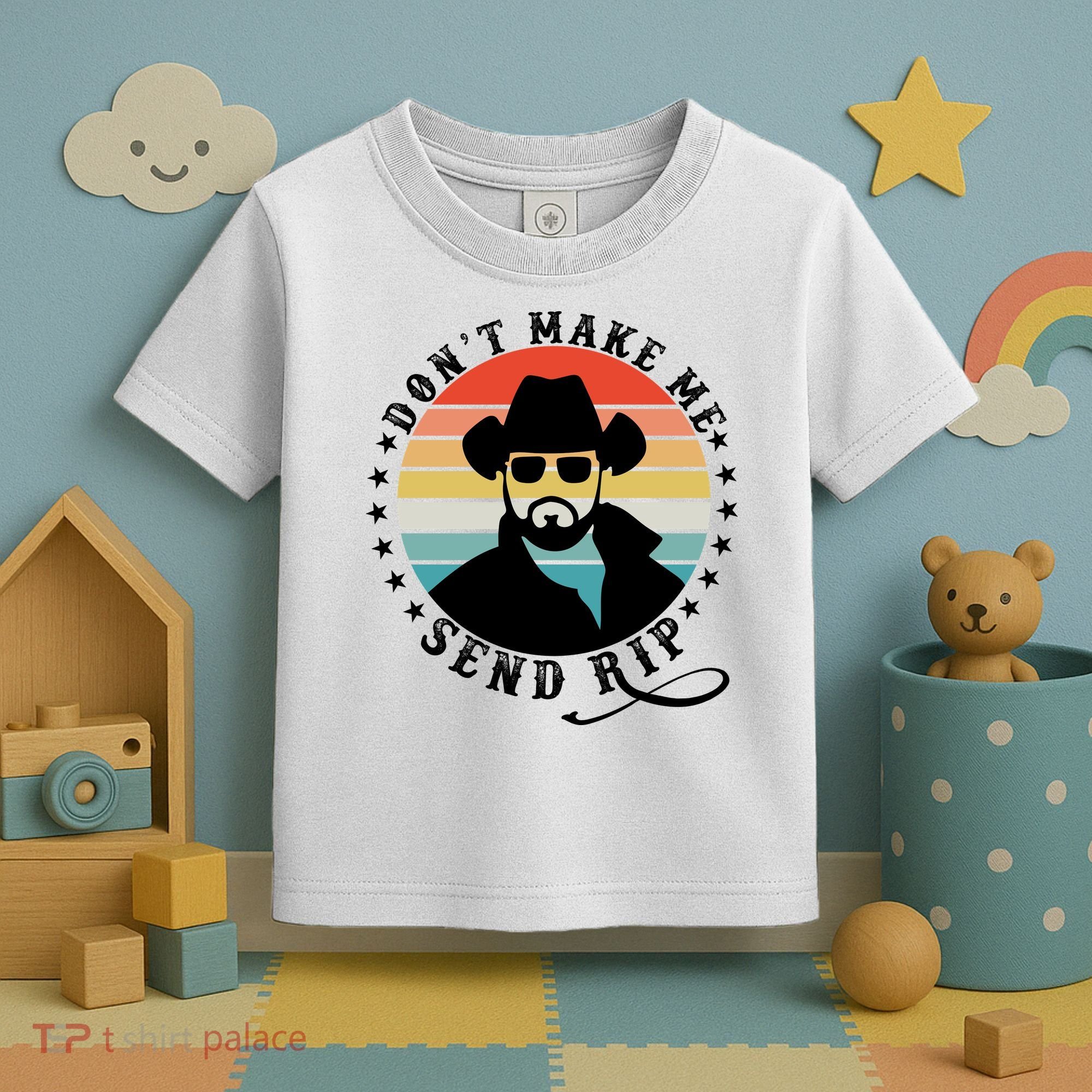 Retro Don't Make Me Send RIP Toddler T-Shirt