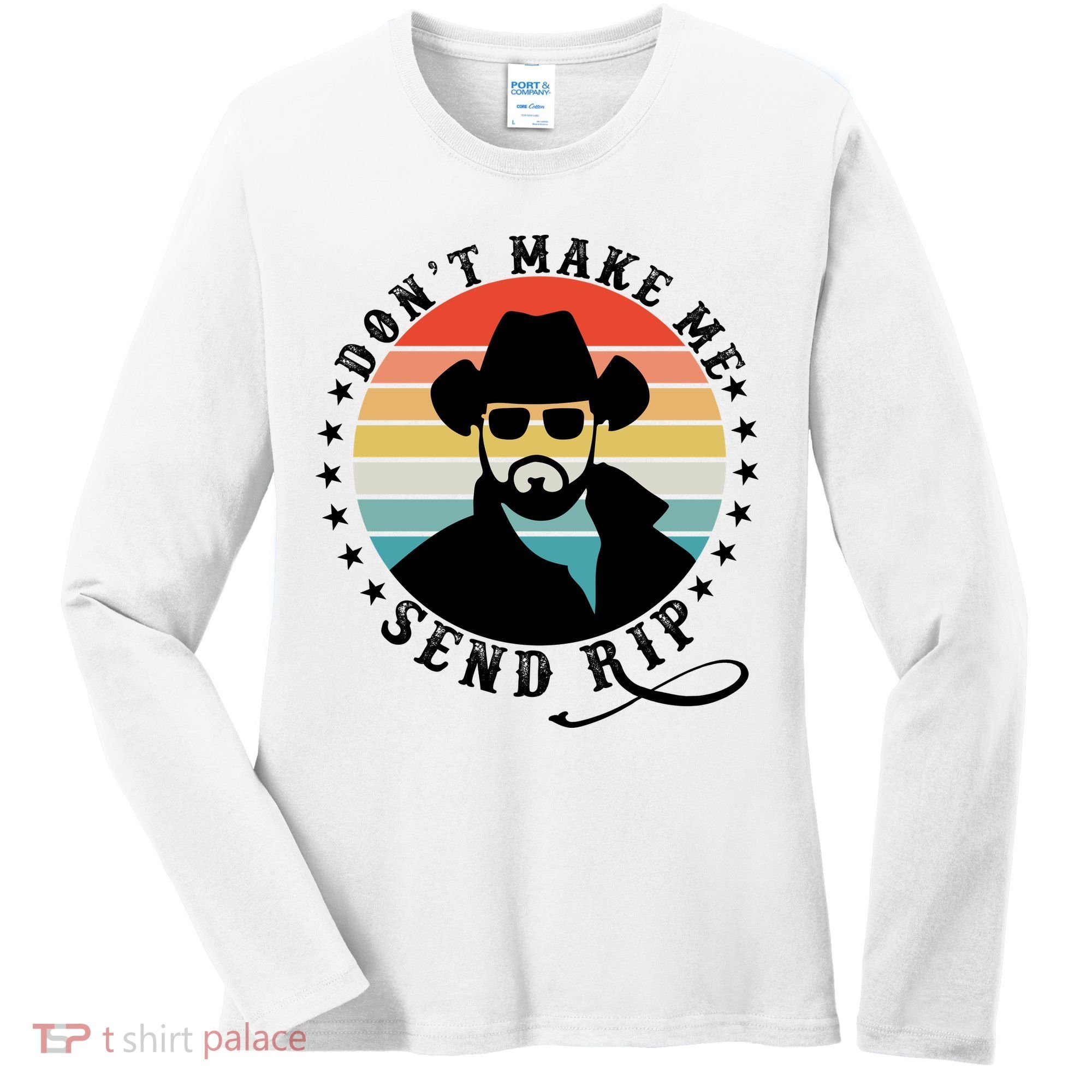 Retro Don't Make Me Send RIP Women's Long Sleeve Shirt