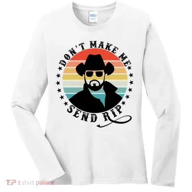 Retro Don't Make Me Send RIP Women's Long Sleeve Shirt