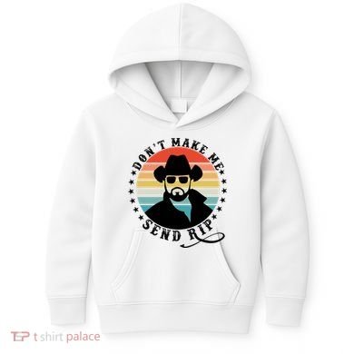 Retro Don't Make Me Send RIP Kids Hoodie