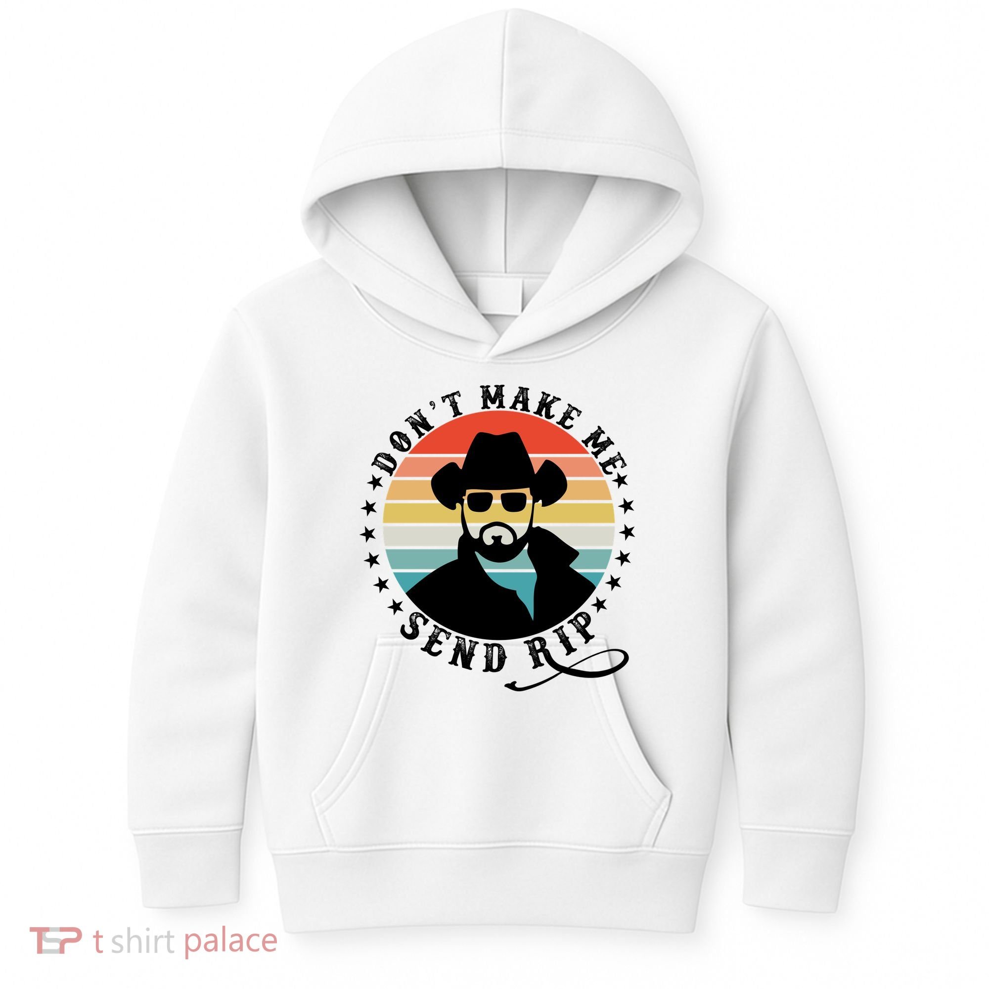 Retro Don't Make Me Send RIP Kids Hoodie