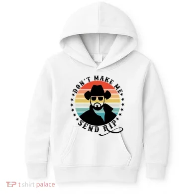 Retro Don't Make Me Send RIP Kids Hoodie