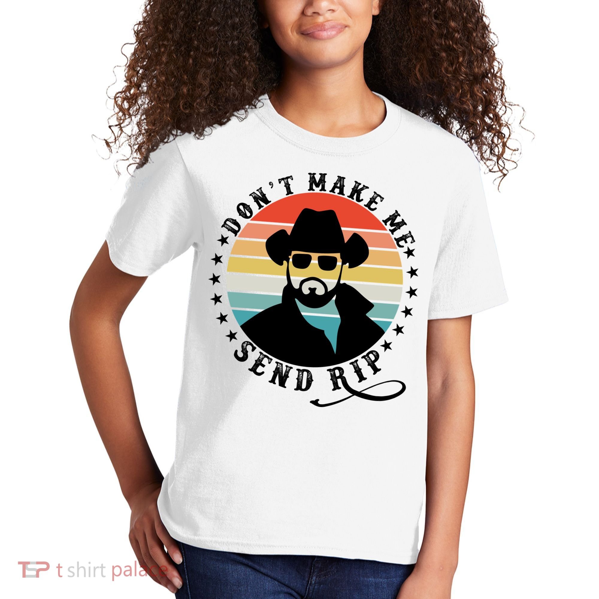 Retro Don't Make Me Send RIP Kids T-Shirt