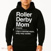 Roller Derby Mom Definition Normal Only Cooler Sports Gift Hoodie thumb 2