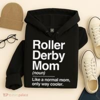 Roller Derby Mom Definition Normal Only Cooler Sports Gift Hoodie thumb 4