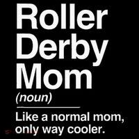 Roller Derby Mom Definition Normal Only Cooler Sports Gift Coaster thumb 2