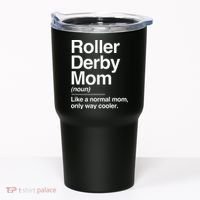 Roller Derby Mom Definition Normal Only Cooler Sports Gift Tumbler thumb 0