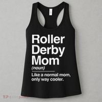 Roller Derby Mom Definition Normal Only Cooler Sports Gift Women's Tank Top thumb 3