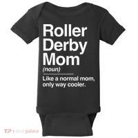 Roller Derby Mom Definition Normal Only Cooler Sports Gift Baby Bodysuit thumb 0
