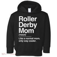 Roller Derby Mom Definition Normal Only Cooler Sports Gift Toddler Hoodie thumb 0