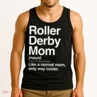 Roller Derby Mom Definition Normal Only Cooler Sports Gift Tank Top thumb 3