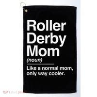 Roller Derby Mom Definition Normal Only Cooler Sports Gift Golf Towel thumb 0