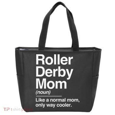 Roller Derby Mom Definition Normal Only Cooler Sports Gift Tote Bag