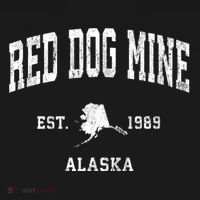 Red Dog Mine Alaska Ak Vintage Athletic Sports T-Shirt thumb 7