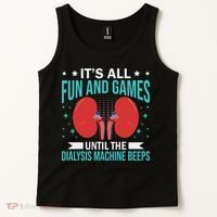 Renal Dialysis Nurse Tank Top thumb 2