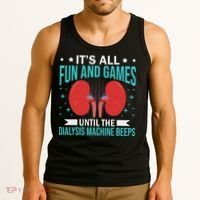 Renal Dialysis Nurse Tank Top thumb 3